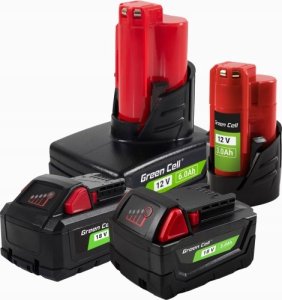 Green Cell Green Cell Bateria do elektronarzędzi Milwaukee M18 18V 8Ah Akumulator zamiennik M18 HB8 4932471070 8