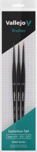 Vallejo : B02990 - Detail - Definition Set - Synth (4/0, 3/0, 2/0) 2