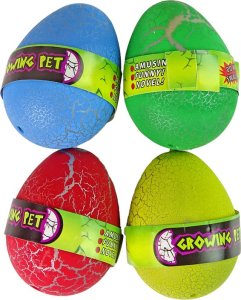 LeanToys Wykluwające się Magiczne Jajko Dinozaura Rosnące 6 cm Kolorowe 2