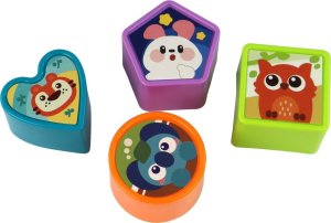 LeanToys Niebieski Interaktywny Chodzik Pchacz Z Tablicą Edukacyjną 6