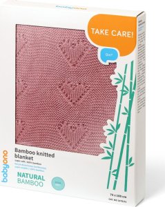 BabyOno 1478/01 KOC DZIANINOWY BAMBUSOWY RÓŻOWY 6