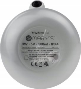 Dozownik do mydła Kela MARY`S DOZOWNIK DO MYDŁA SZARY SŁONIK-MW20733 5