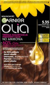 Alkotest GARNIER_Olia farba do włosów 5.35 Chocolate Light Brown 2