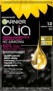 Alkotest GARNIER_Olia farba do włosów 1.0 Night Black 1