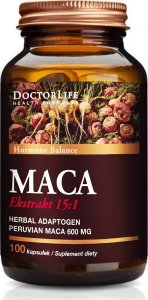 Doctor Life DOCTOR LIFE_Maca ekstrakt 15:1 suplement diety 100 kapsułek 2