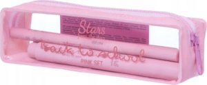 Alkotest STARS FROM THE STARS_SET Back To School Class Lash tusz do rzęs + Art Class metaliczna kredka do oczu + Classmate Kiss nabłyszczający balsam do ust 01 Pink 2