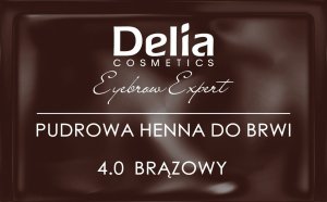 Delia DELIA_Pudrowa henna do brwi 3.1 Czarny Brąz 4g 3