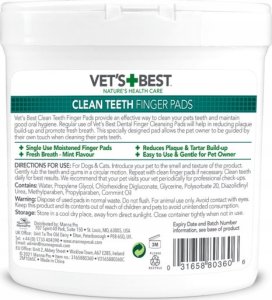 VETS BEST CZYŚCIKI DO ZĘBÓW NAPALCOWE 50szt. 2