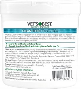 VETS BEST CZYŚCIKI DO ZĘBÓW NAPALCOWE 50szt. 8