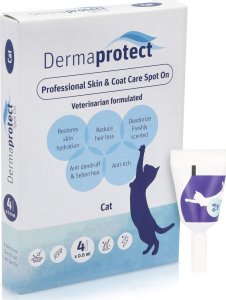 Solano DERMAPROTECT SPOT ON DLA KOTÓW  (         4x0.6ml )  - PIELĘGNACJA SKÓRY I SIERŚCI 1