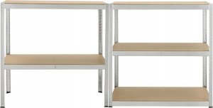 Funfit Metal storage rack 180x90x30 cm 10