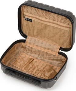 Basic Kuferek podróżny mały ABS STL902 ciemny szary 3