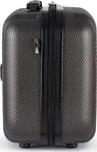 Basic Kuferek podróżny mały ABS STL902 ciemny szary 5
