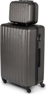 Basic Kuferek podróżny mały ABS STL902 ciemny szary 6