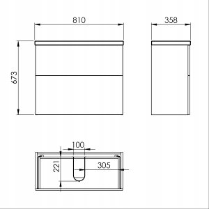 Elita Kido 81 cm czarny 2
