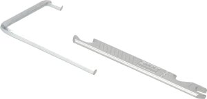 Dedra Zestaw 2szt: klucz imbus 4mm, 75x75mm + klucz do regul.okien 1