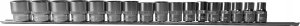Honiton HONITON NASADKI  17cz. 3/8" 8-24mm KRÓTKIE 2208 3