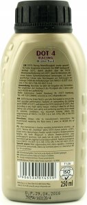 K2 K2 PŁYN HAMULCOWY DOT4 Z CERTYFIKATEM. DOT 4 RACING 250ML 4