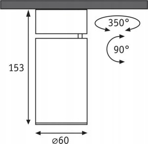 Lampa sufitowa Paulmann Lampa sufitowa TURNAL COIN LED 3-STEP DIM 6W 470lm 2700K 230V biała matowy 11