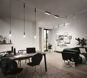 Paulmann Szynoprzewód URail system 0,5m 230V biały RAL9003 / metal 5