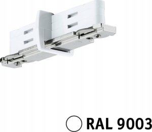 Paulmann Rozłącznik szynowy izolator URail system biały RAL9003 / metal 1