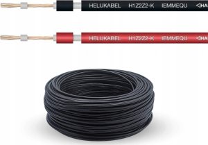 HELUKABEL Przewód jednożyłowy do instalacji fotowoltaicznych SOLARHELU 1x6mm czarny 1500V DC H1Z2Z2-K 18048771 Helukabel 5