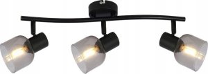 Lampa sufitowa Markslojd Reality Judy 835503-02 listwa plafon lampa sufitowa spot 3x40W E14 płomienna czarna 1