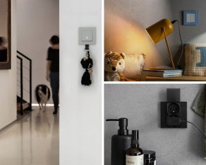 Kontakt-Simon Gniazdo wtyczkowe Kontakt-Simon 55 TGZ2MCZ.01/111 podwójne z uziemieniem z przesłonami moduł 16 A, 250V~, szybkozłącza biały mat 3