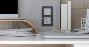 Kontakt-Simon Gniazdo wtyczkowe Kontakt-Simon 55 TGZ1CZ.01/111 pojedyncze z uziemieniem i przesłonami moduł 16 A, 250V~, szybkozłącza biały mat 5