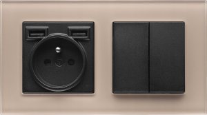 Kontakt-Simon Gniazdo wtyczkowe Kontakt-Simon 55 TGZ1BCZ.01/111 do wersji IP44 z uszczelką moduł 16 A, 250V~, szybkozłącza biały mat 3