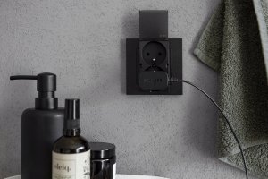 Kontakt-Simon Gniazdo wtyczkowe Kontakt-Simon 55 TGZ1BCZ.01/111 do wersji IP44 z uszczelką moduł 16 A, 250V~, szybkozłącza biały mat 8