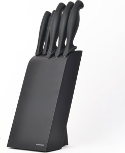Excellent Houseware Zestaw komplet 5 noży Fiskars 1073023 czarny 2