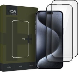 Hofi SZKŁO HARTOWANE HOFI GLASS PRO+ 2-PACK IPHONE 16 PRO BLACK 1