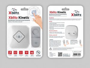 Xblitz Bezprzewodowy dzwonek bezbateryjny, kinetyczny 2