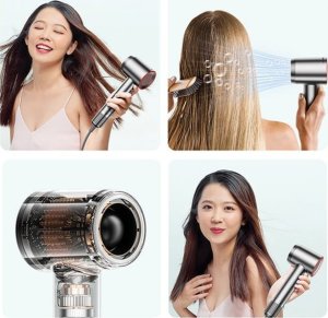 Suszarka Awei AWEI Suszarka do włosów DS-1 bezlistna szara/grey 3