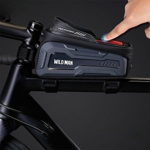 WildMan WILDMAN Etui/uchwyt rowerowy M20 sakwa na ramę czarna/black 3