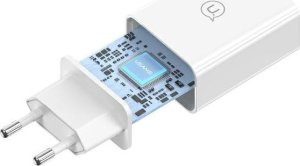 Ładowarka Usams USAMS Ład. siec. 18W + kabel USB-C/USB-A 1m Fast Charging biały/white series SC SCXLTZ02 6