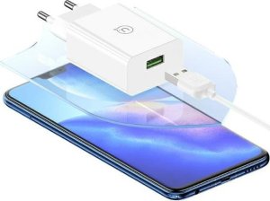 Ładowarka Usams USAMS Ład. siec. 18W + kabel USB-C/USB-A 1m Fast Charging biały/white series SC SCXLTZ02 7