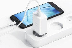 Ładowarka Usams USAMS Ład. siec. 18W + kabel USB-C/USB-A 1m Fast Charging biały/white series SC SCXLTZ02 9