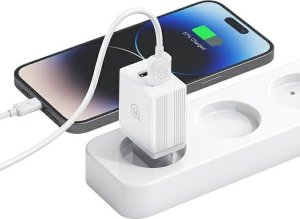 Ładowarka Usams USAMS Ład. siec. 2xUSB-A + kabel Micro/ USB-A Fast Charging biały/white series HC HCXLTZ02 6