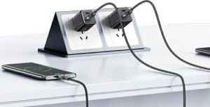 Kabel USB Usams USB-A - USB-C 1.2 m Czarny 4