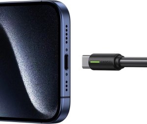 Kabel USB Usams USB-C - USB-C 1 m Czarny 2