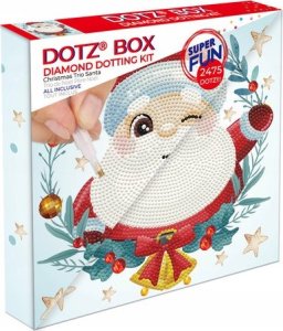 DIAMOND DOTZ DIAMOND DOTZ DOTZ BOX CHRISTMAS TRIO SANTA 1