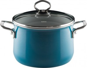 Riess RIESS - Garnek wysoki z pokrywą 6,5l 24cm Aquamarin Riess 1