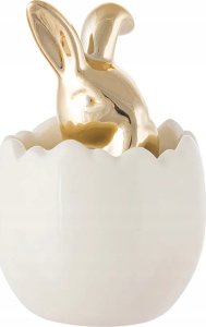 Lumarko Figurka Ceramiczna Złoty Zając W Jajku 5,5x5,5x8 Cm Dek. A Lumarko! 3