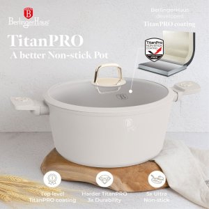 Berlinger Haus GARNEK TYTANOWY Z POKRYWĄ 30cm BERLINGER HAUS BH-8073 SAHARA 8