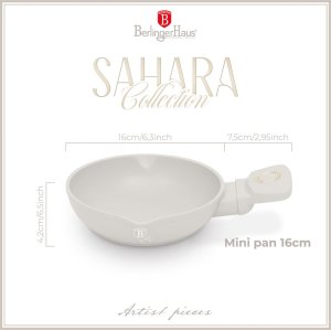Patelnia Berlinger Haus MINI PATELNIA TYTANOWA 16cm BERLINGER HAUS BH-8076 SAHARA 10