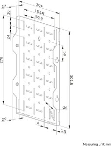 Neomounts TV SET ACC HARDWARE RACK/AWL05-750BL NEOMOUNTS 8