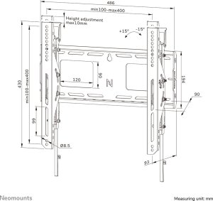 Neomounts TV SET ACC WALL MOUNT/WL35-750BL14 NEOMOUNTS 17