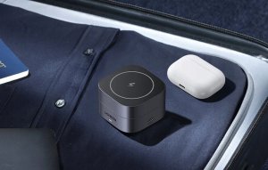 Ładowarka Ugreen Ładowarka indukcyjna Qi 2w1 UGREEN W702 iPhone, AirPods, 15W szara 2